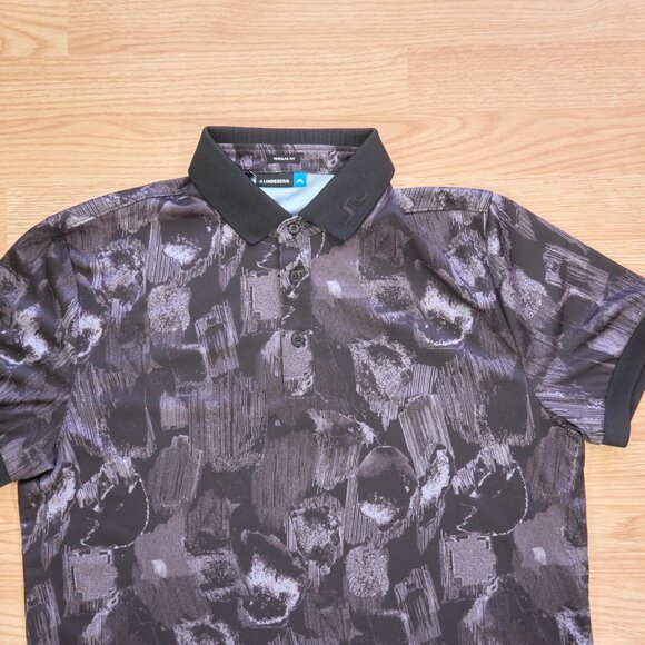 J. LINDEBERG KV Men's Regular Fit Jersey, Short Sleeve Polo, Size M - Picture 2 of 11